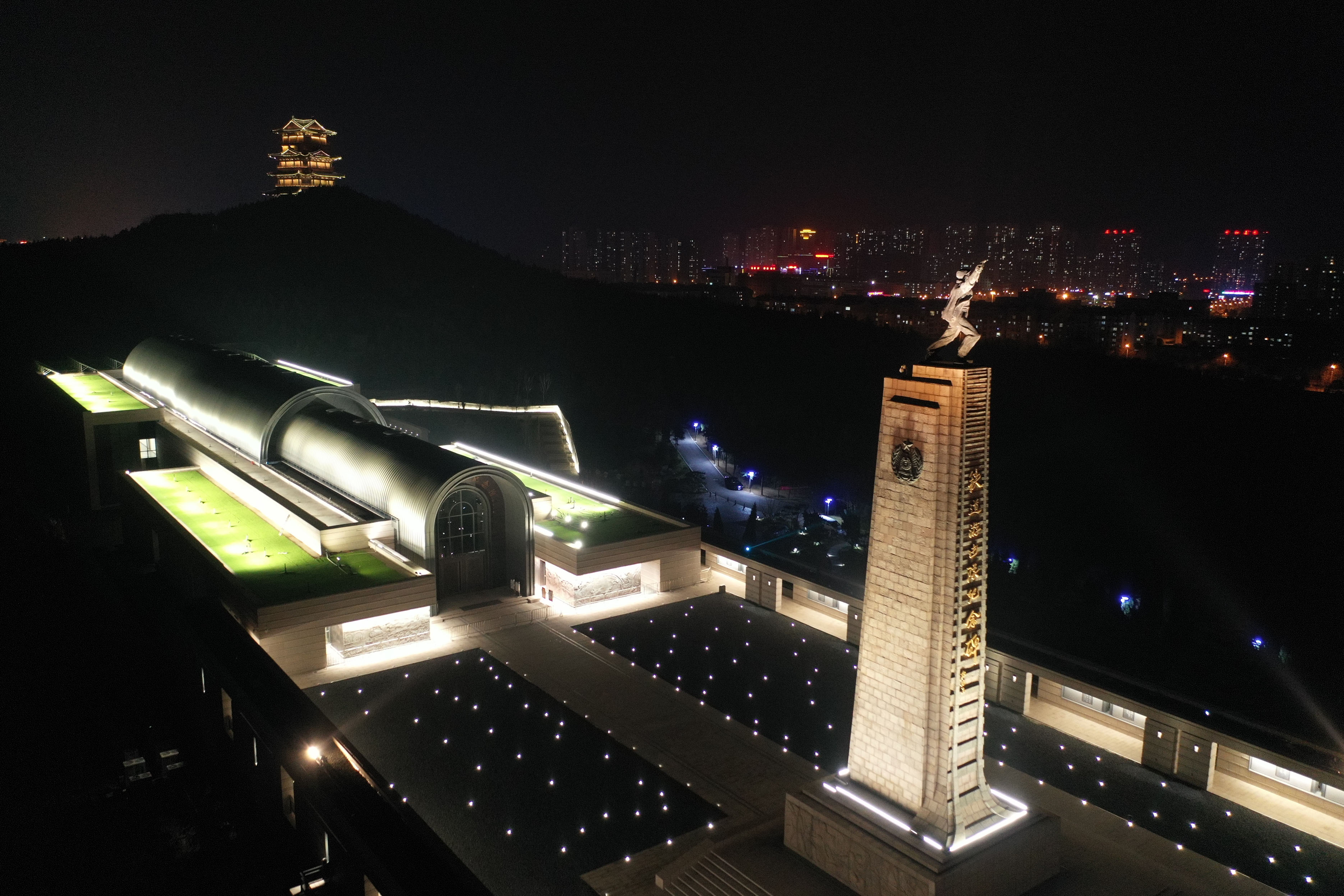 山東棗莊鐵道游擊隊紀(jì)念館景觀照明工程——2020神燈獎申報工程照明工程